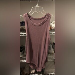 Sleeveless Mauve bodysuit